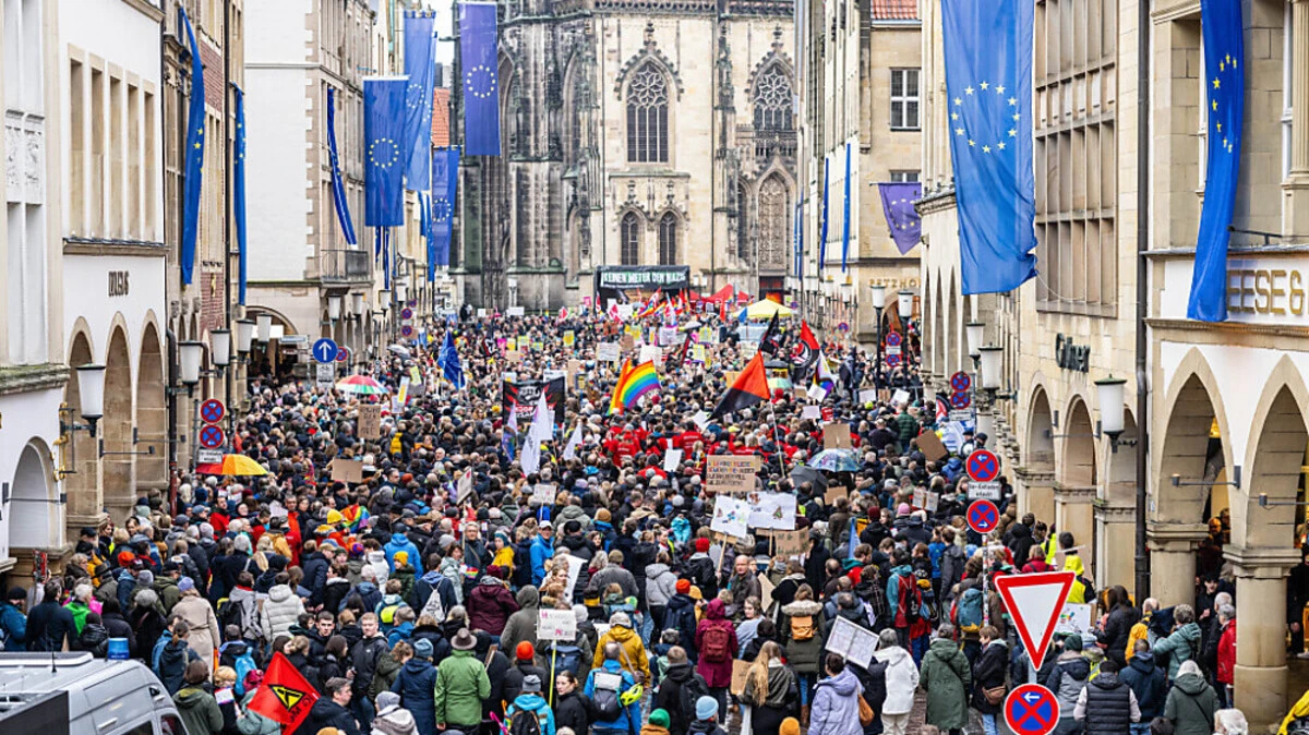 In mehreren deutschen Städten finden Sonntag Demos gegen rechts statt | In mehreren deutschen Städten finden Sonntag Demos gegen rechts statt