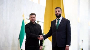 Selenskyj traf seinen syrischen Amtskollegen Ahmed al-Sharaa | Selenskyj traf seinen syrischen Amtskollegen Ahmed al-Sharaa