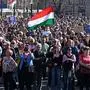 Ärzte versammeln sich zu Demonstration in Budapest | Ärzte versammeln sich zu Demonstration in Budapest