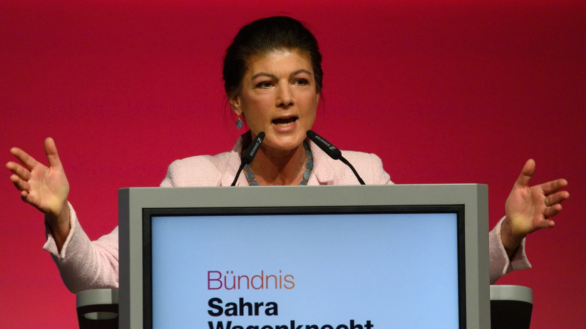 Parteigründerin Sahra Wagenknecht spricht beim Parteitag | Parteigründerin Sahra Wagenknecht spricht beim Parteitag
