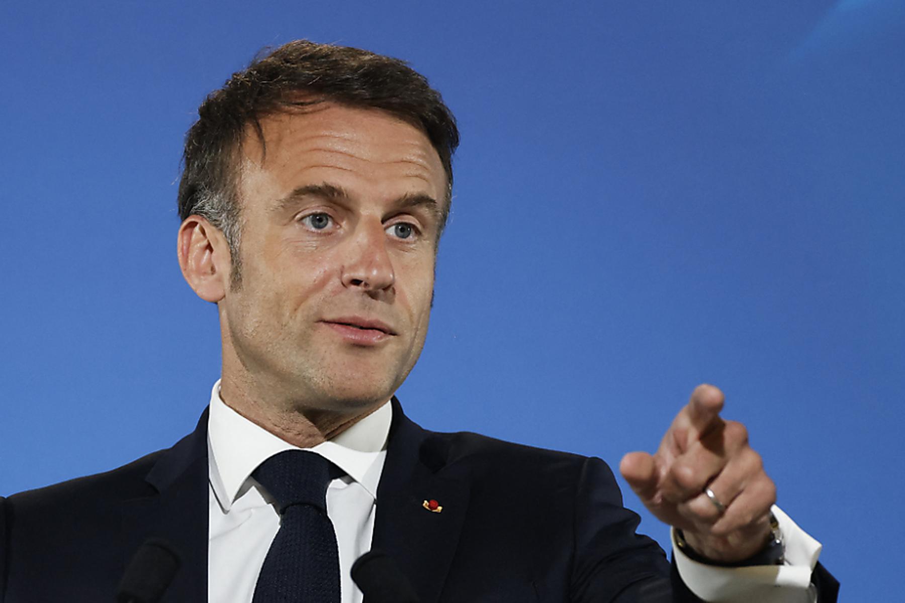 Paris: Macron hält in Paris Grundsatzrede zur Zukunft Europas