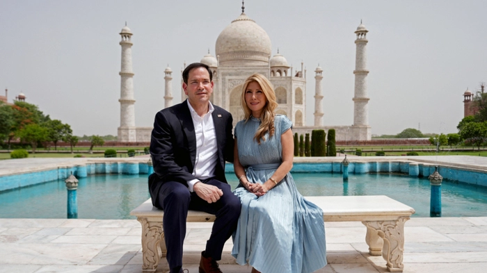 US-Außenminister Rubio ist derzeit mit seiner Frau in Indien | US-Außenminister Rubio ist derzeit mit seiner Frau in Indien