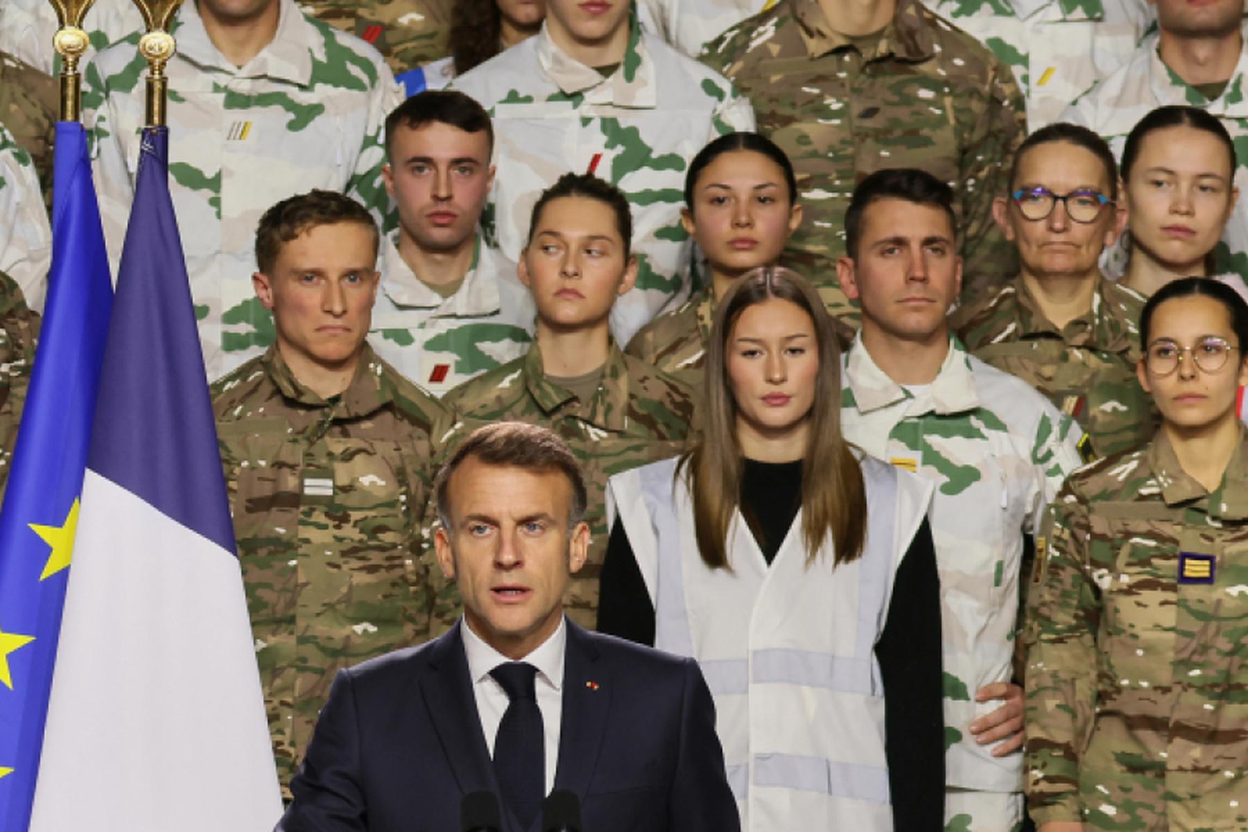 Paris: Macron kündigt freiwilligen Wehrdienst in Frankreich an