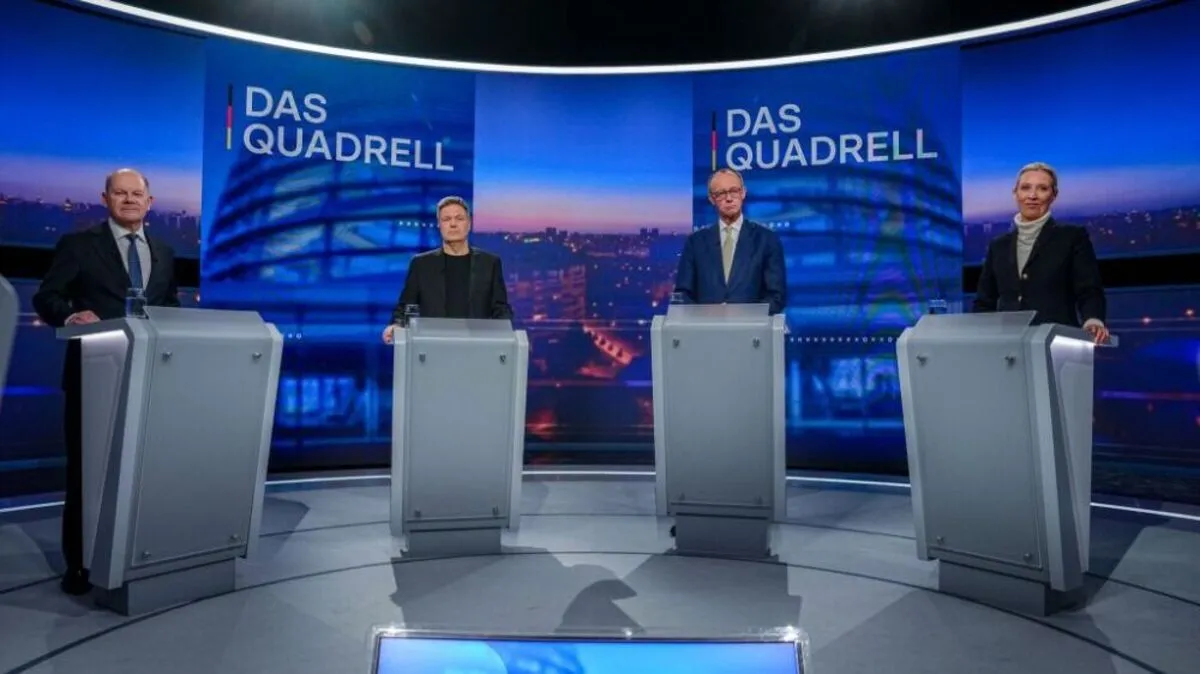 RTL-TV-Debatte zu deutscher Bundestagswahl | RTL-TV-Debatte zu deutscher Bundestagswahl