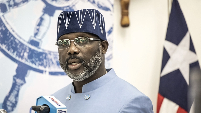 Der frühere Fußballstar Weah verpasste die Wiederwahl zum Präsidenten | Der frühere Fußballstar Weah verpasste die Wiederwahl zum Präsidenten