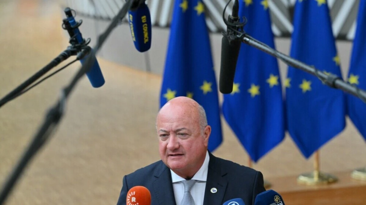 Bundeskanzler Stocker sprach von einem intensiven Tag in Brüssel. | Bundeskanzler Stocker sprach von einem intensiven Tag in Brüssel.