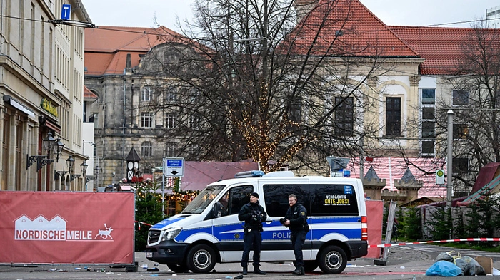 Der Weihnachtsmarkt von Magdeburg am Tag danach | Der Weihnachtsmarkt von Magdeburg am Tag danach