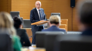 Jansa im slowenischen Parlament vor dem Votum | Jansa im slowenischen Parlament vor dem Votum