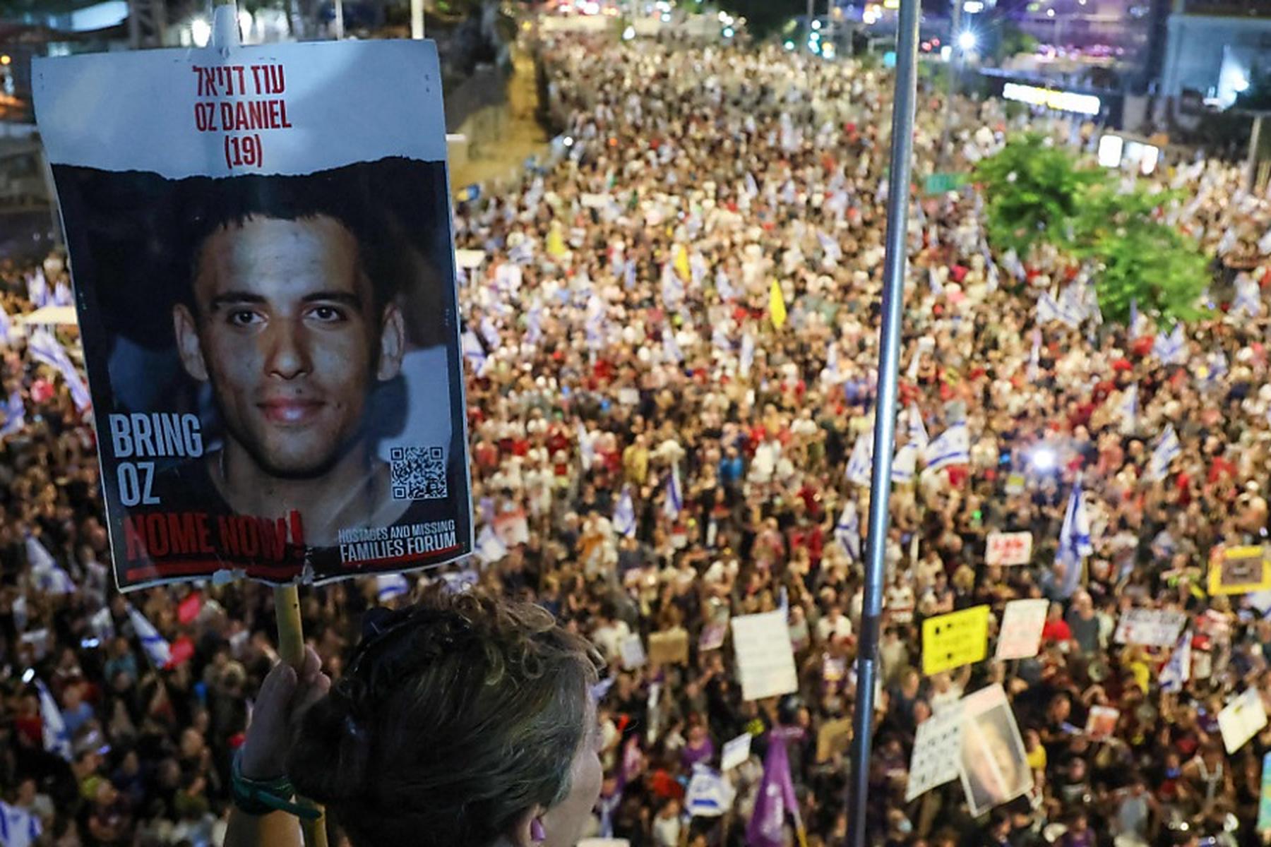 Tel Aviv: Zehntausende Israelis protestieren gegen Regierung