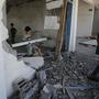 Eine UNO-Schule in Al-Maghazi nach einem Angriff Israels im Oktober