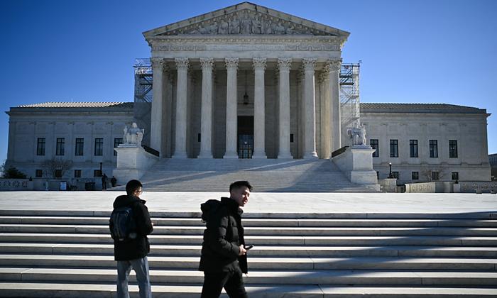 Blick auf den US Supreme Court in Washington | Aus Washington hieß es, dass Details zu einem Sanktionspaket bekannt gegeben werden.