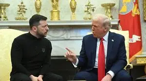 Selenskyj und Trump auf offener Weltbühne im Clinch | Selenskyj und Trump auf offener Weltbühne im Clinch