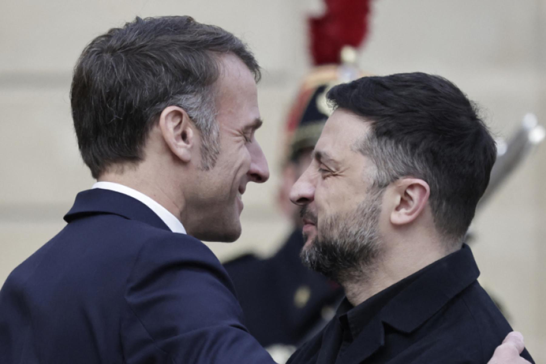 Paris: Macron berät mit Selenskyj über US-Plan