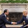 Präsident Nikos Christodoulides im Oktober bei US-Präsident Joe Biden | Präsident Nikos Christodoulides im Oktober bei US-Präsident Joe Biden