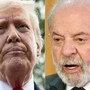 Brasiliens Präsident Lula da Silva (re.) und US-Kollege Trump (li.) | Brasiliens Präsident Lula da Silva (re.) und US-Kollege Trump (li.)