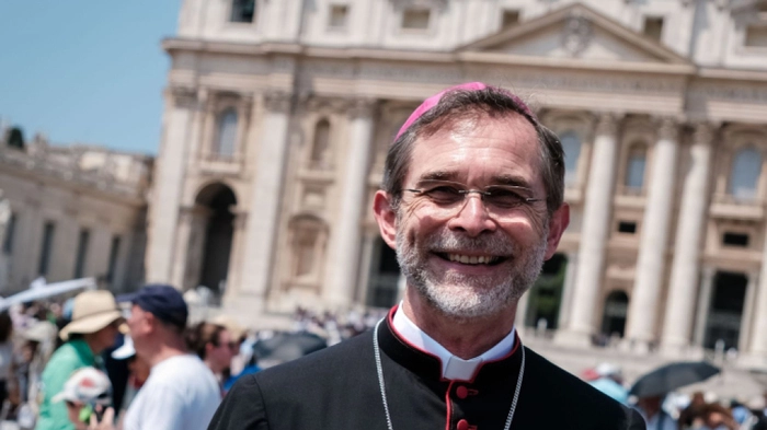Erzbischof Grünwidl mit dem Pallium | Erzbischof Grünwidl mit dem Pallium