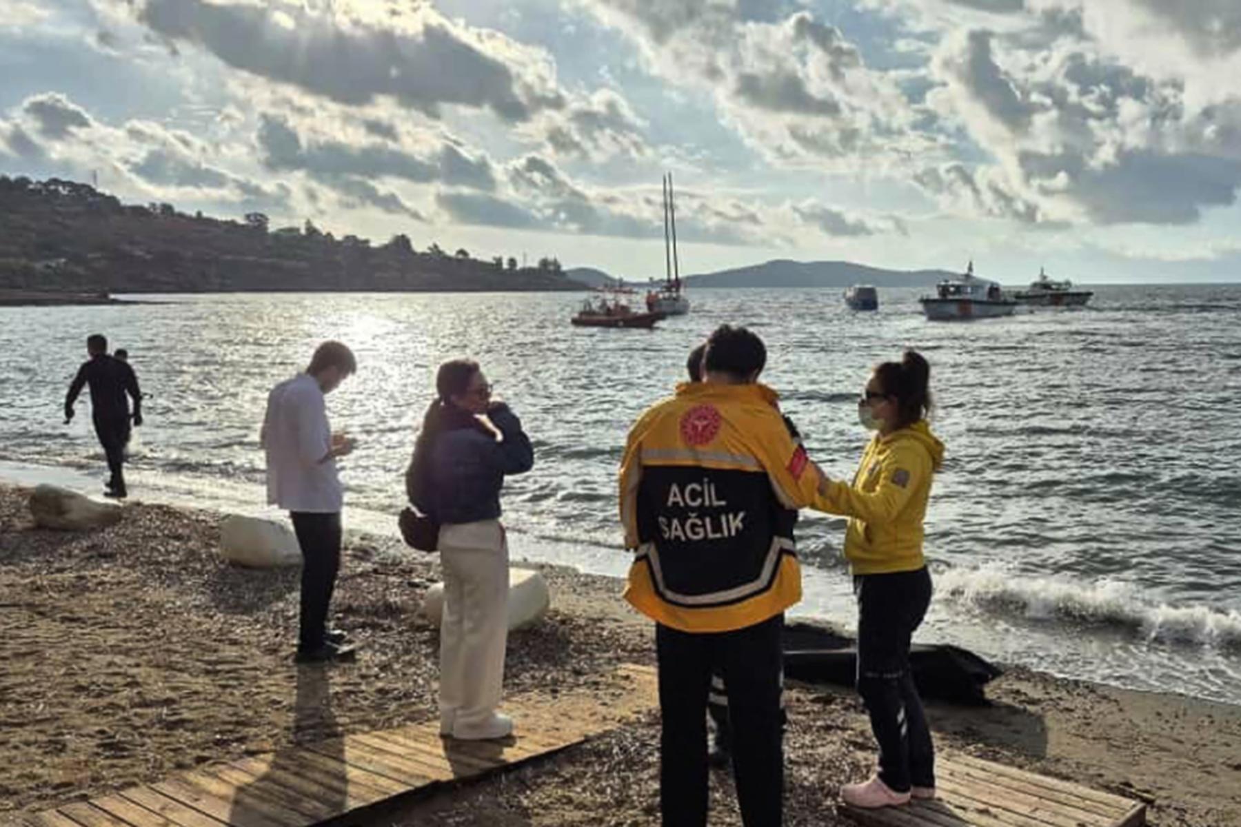 Mugla: Mindestens 14 Tote nach Sinken eines Schlauchboots in Ägäis