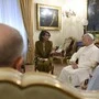 Papst traf Missbrauchsbetroffene in Madrid | Papst traf Missbrauchsbetroffene in Madrid