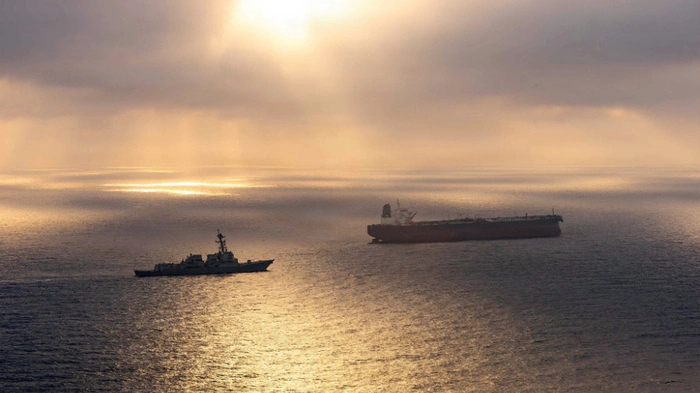 US-Marineschiffe im Einsatz gegen einen iranischen Tanker (Archivbild)