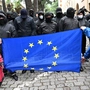 Demonstranten in Georgien gegen "russisches Gesetz" | Demonstranten in Georgien gegen "russisches Gesetz"