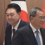 Südkoreas Präsident Yoon Suk Yeol und der chinesische Premier Li Qiang | Südkoreas Präsident Yoon Suk Yeol und der chinesische Premier Li Qiang