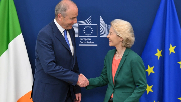 Der irische Regierungschef Martin und EU-Kommissioschefin vo der Leyen | Der irische Regierungschef Martin und EU-Kommissioschefin vo der Leyen