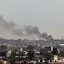 Rauch steigt auf über Rafah nach israelischem Angriff | Rauch steigt auf über Rafah nach israelischem Angriff