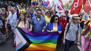 Trzaskowski bei einer Demo für die Rechte sexueller Minderheiten | Trzaskowski bei einer Demo für die Rechte sexueller Minderheiten