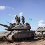Israelische Soldaten auf einem Panzer im Ostteil von Rafah | Israelische Soldaten auf einem Panzer im Ostteil von Rafah