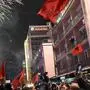 Anhänger der Regierungspartei feiern in Pristina | Anhänger der Regierungspartei feiern in Pristina