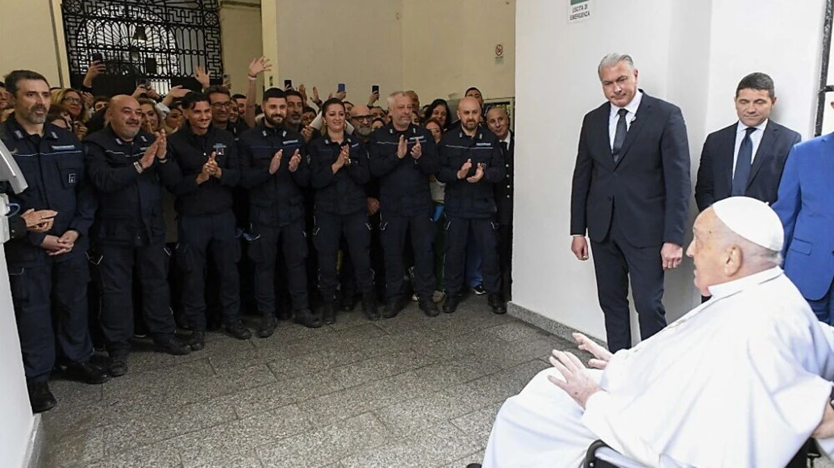 Der Papst am Gründonnerstag bei seinem Gefängnisbesuch | Der Papst am Gründonnerstag bei seinem Gefängnisbesuch