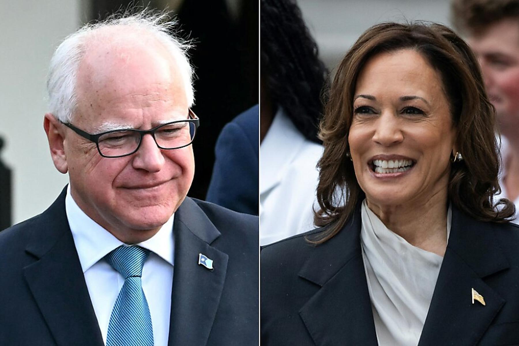 Washington: Harris wählt Minnesotas Gouverneur Walz als Vize-Kandidat