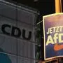 Traditionsparteien stehen im Osten im Schatten der AfD | Traditionsparteien stehen im Osten im Schatten der AfD
