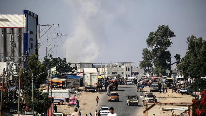 Rauchsäule über Rafah | Rauchsäule über Rafah