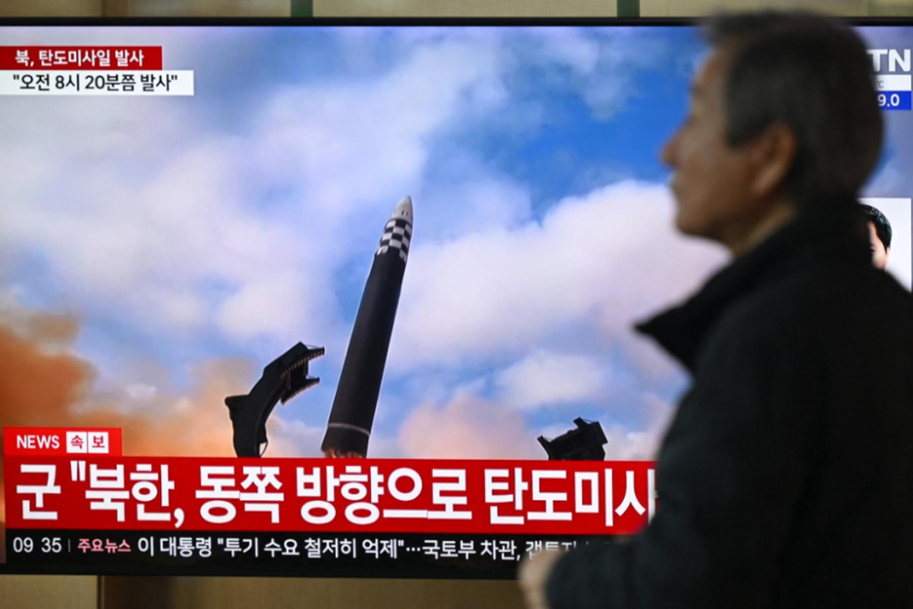 Seoul/Pjöngjang: Nordkorea feuert laut Südkorea ballistische Rakete ab