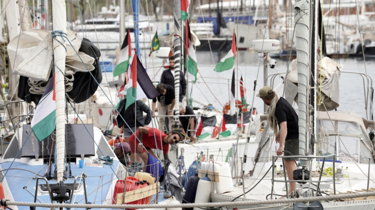 Nach mehrtägiger Verzögerung stachen Boote mit Aktivisten in See | Nach mehrtägiger Verzögerung stachen Boote mit Aktivisten in See
