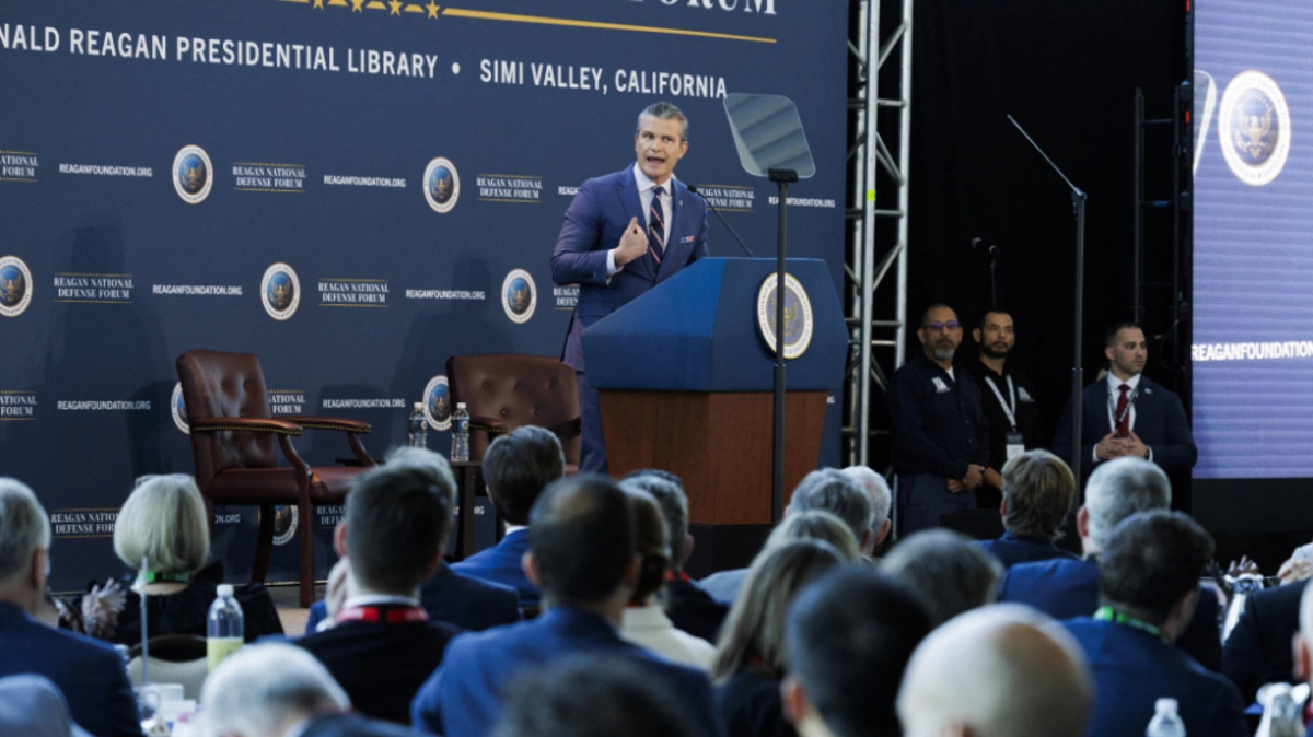 Pentagon-Chef beim Reagan National Defense Forum in Simi Valley | Pentagon-Chef beim Reagan National Defense Forum in Simi Valley