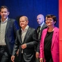 Scholz und SPD-Duo Klingbeil und Esken wollen der schlechten Stimmung trotzen | Scholz und SPD-Duo Klingbeil und Esken wollen der schlechten Stimmung trotzen