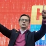 Nordmazedoniens Präsident Stevo Pendarovski im Wahlkampf | Nordmazedoniens Präsident Stevo Pendarovski im Wahlkampf
