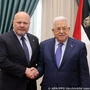 Palästinensischer Präsident Abbas (rechts) mit IStGH-Chefankläger Kahn | Palästinensischer Präsident Abbas (rechts) mit IStGH-Chefankläger Kahn