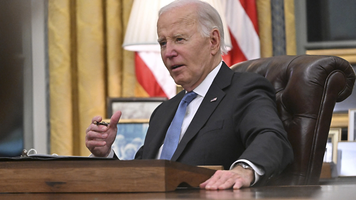 Joe Biden hält in der Nacht auf Donnerstag seine Abschiedsrede | Joe Biden hält in der Nacht auf Donnerstag seine Abschiedsrede