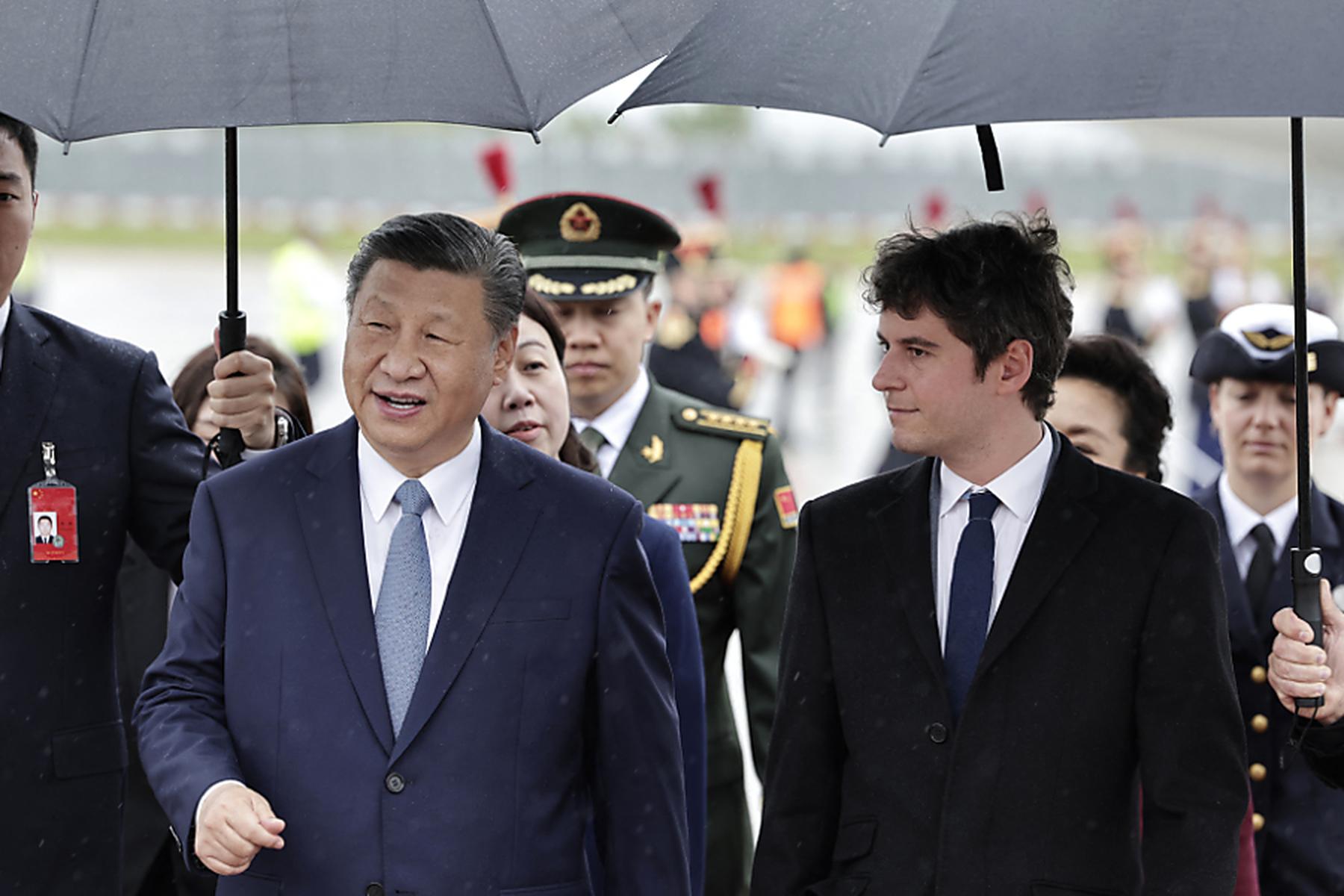 Paris: Chinas Parteichef Xi trifft von der Leyen und Macron