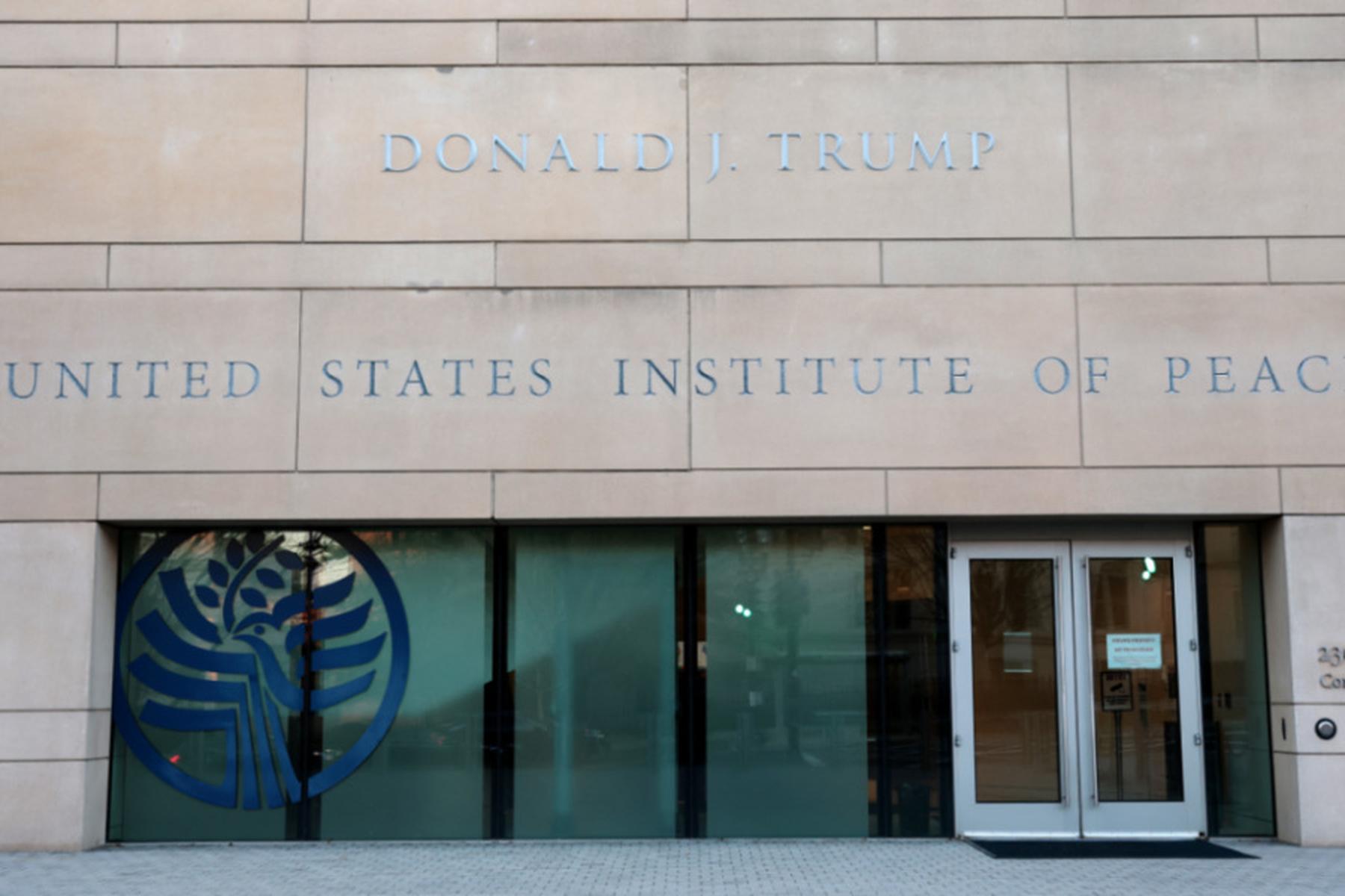 Washington: US-Friedensinstitut heißt jetzt Trump-Institute for Peace