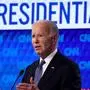 Biden machte bei der TV-Debatte einen teils verwirrten Eindruck | Biden machte bei der TV-Debatte einen teils verwirrten Eindruck