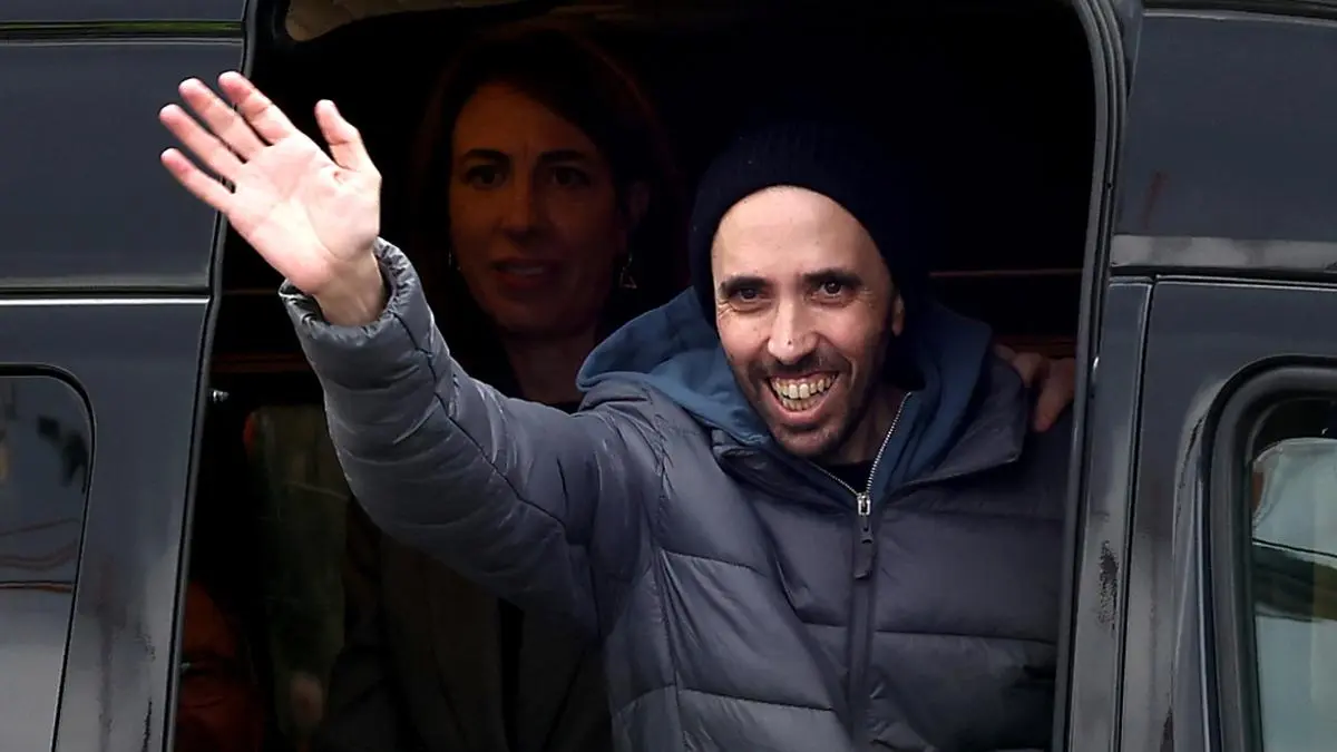 Tal Shoham freut sich am Tag seiner Befreiung | Tal Shoham freut sich am Tag seiner Befreiung