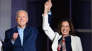 Biden tritt ab und macht sich für Kamala Harris stark | Biden tritt ab und macht sich für Kamala Harris stark