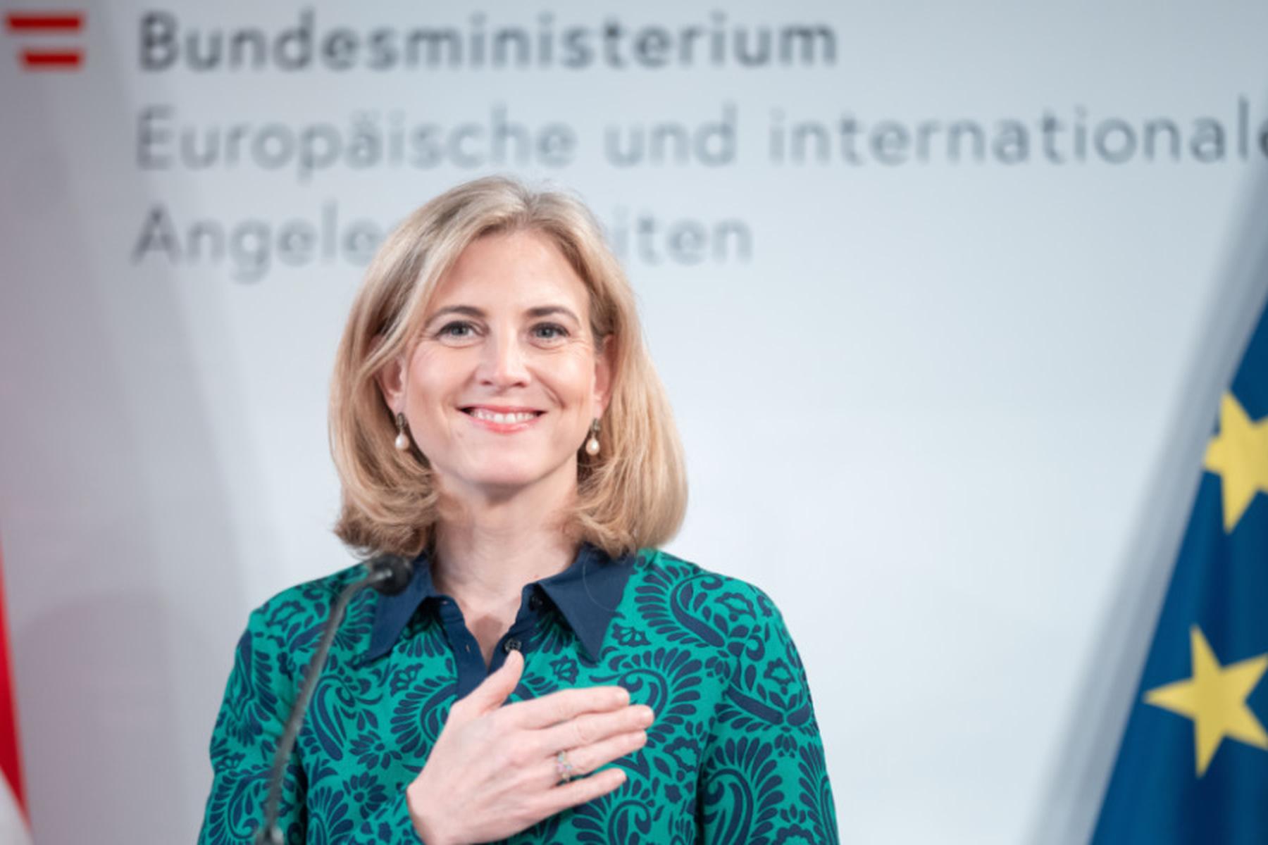 Washington: Meinl-Reisinger in Washington bei US-Außenminister Rubio