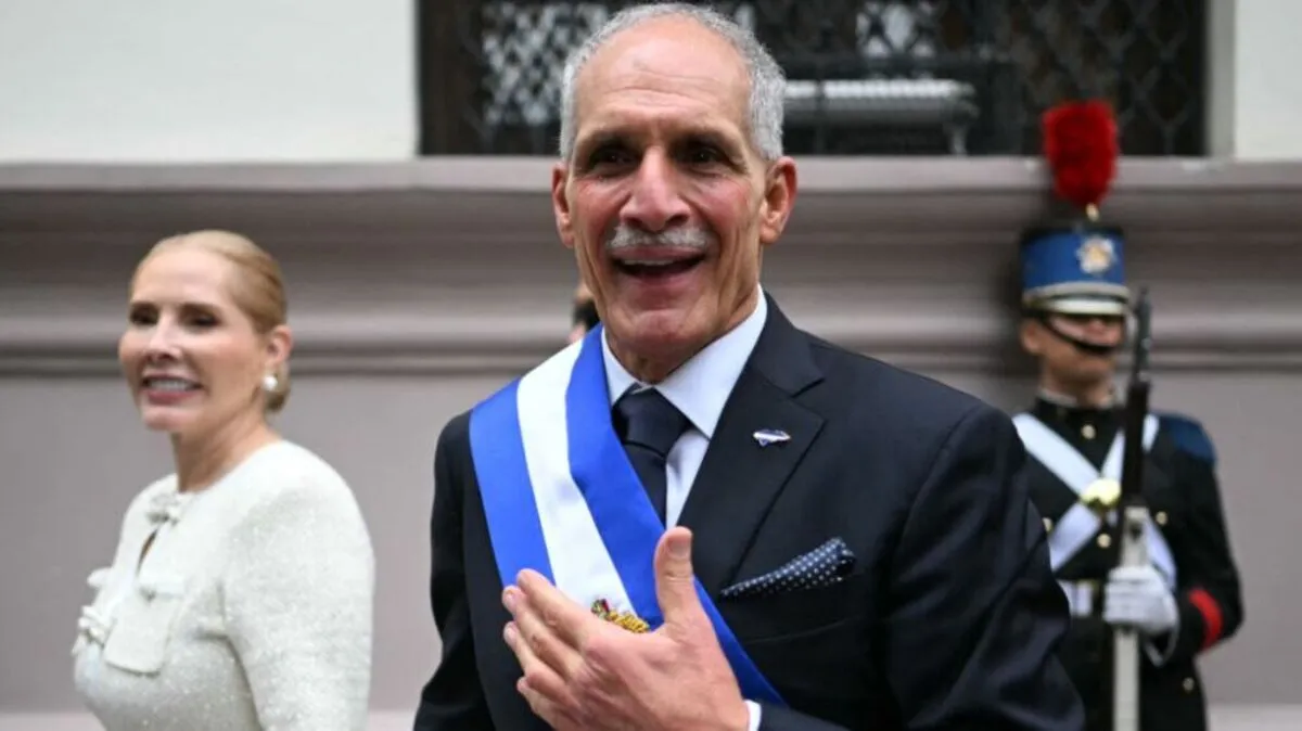 Präsident Nasry Asfura und seine Frau am Tag es Amtsantritts | Präsident Nasry Asfura und seine Frau am Tag es Amtsantritts