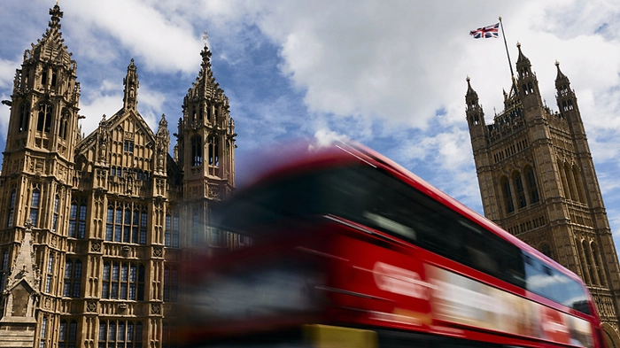 Der Westminster-Palast, Sitz des britischen Parlaments | Der Westminster-Palast, Sitz des britischen Parlaments