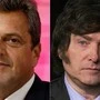 Sergio Massa (links) und Javier Milei treten in Stichwahl an | Sergio Massa (links) und Javier Milei treten in Stichwahl an